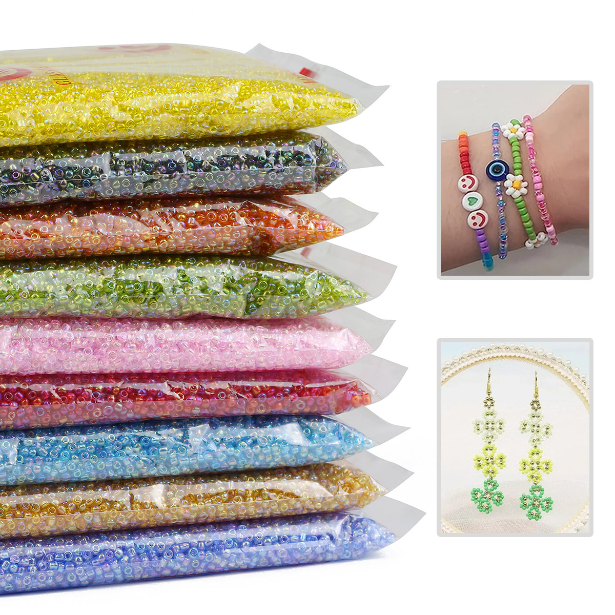 450g 2mm 3mm ab Farbe Charme t – Glass Seed Beads 2Mm Jewelry Making Bewertung und Preis