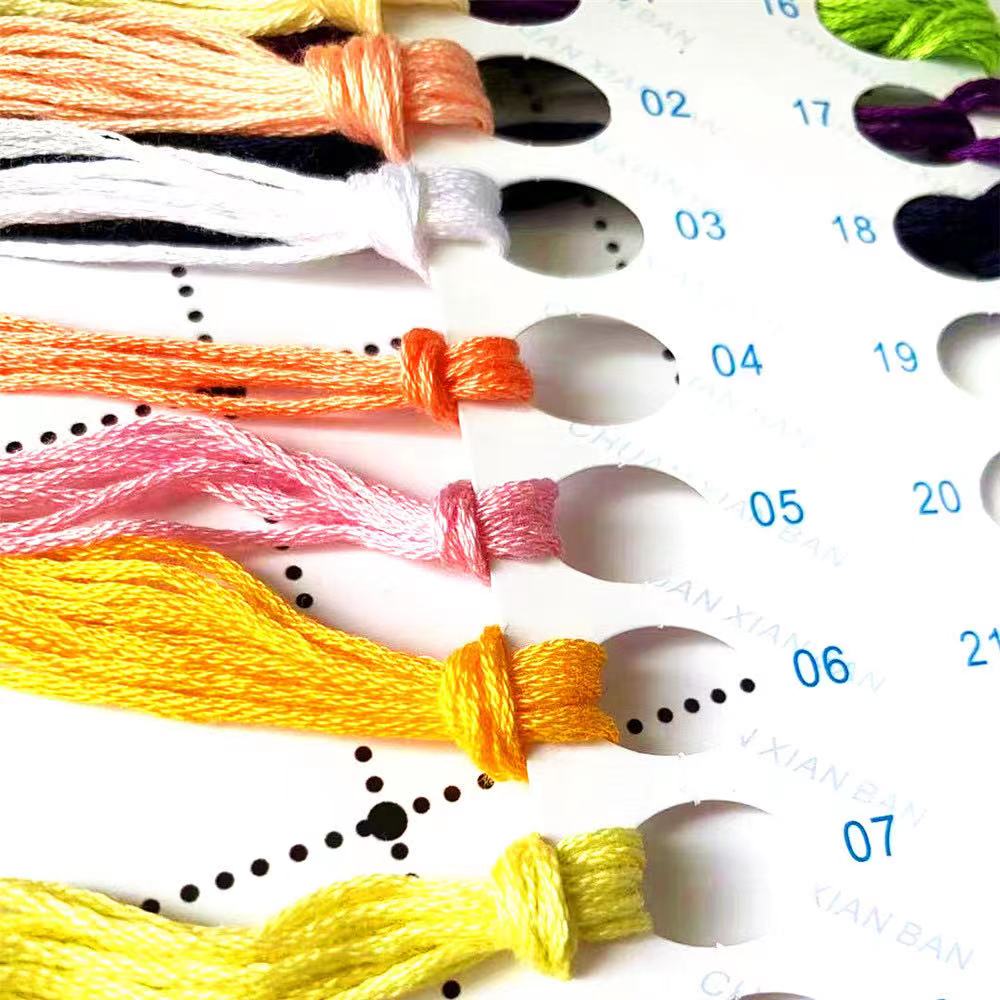 ZZ6350 Kreuzstich-Sets, Kreuzs – Cotton Embroidery Thread Skeins Bewertung und Preis