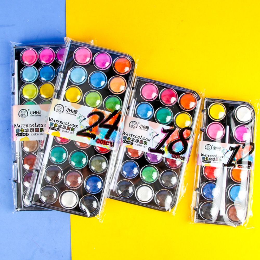 12/18/24/36 farben Solide Aqua – Watercolor Paint Set Solid Pigment Bewertung und Preis