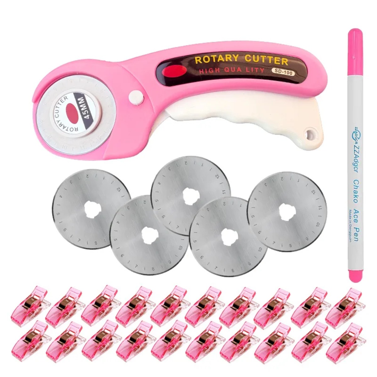 45mm Rosa Patchwork-Rollschnei – Rotary Cutter For Fabric 45Mm Bewertung und Preis