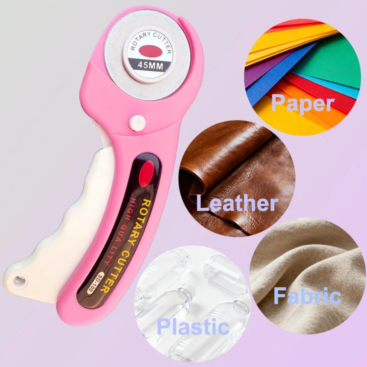 45mm Rosa Patchwork-Rollschnei – Rotary Cutter For Fabric 45Mm Bewertung und Preis
