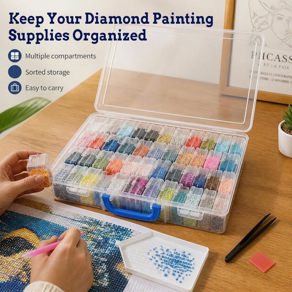 DTA4-Diamant-Malbox, 60 Fächer – Painting Supplies Bewertung und Preis