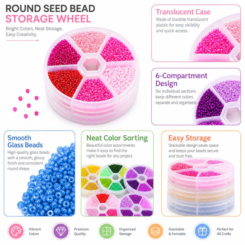 1/2 Box Set 2mm 3mm Charm Glas – Glass Seed Beads 2Mm Jewelry Making Bewertung und Preis